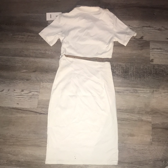 Nike Jacquemus white and cream skirt set size XS NWT - Picture 10 of 16